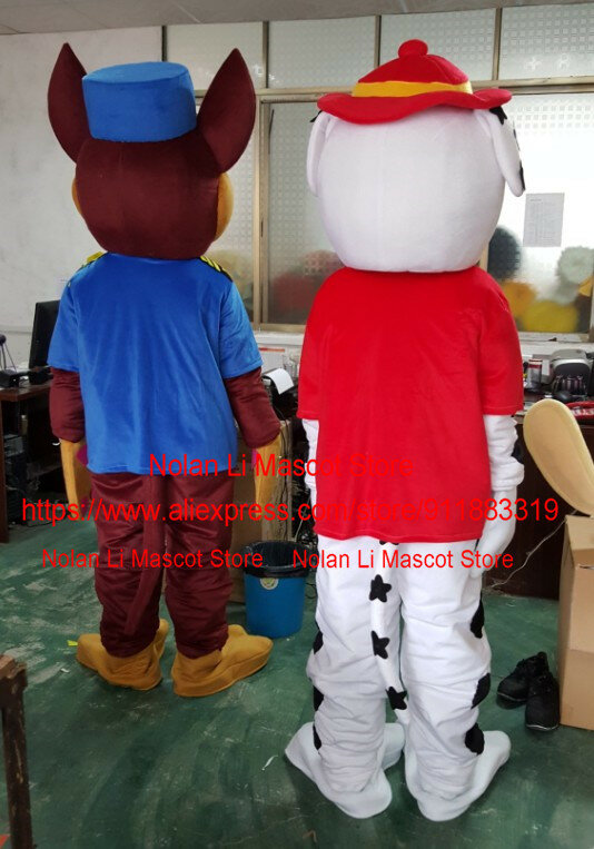 Costume della mascotte del cane rosso adulto di alta qualità Party Cartoon Anime Fancy Dress Cosplay Chase Performance Holiday Gift 1040
