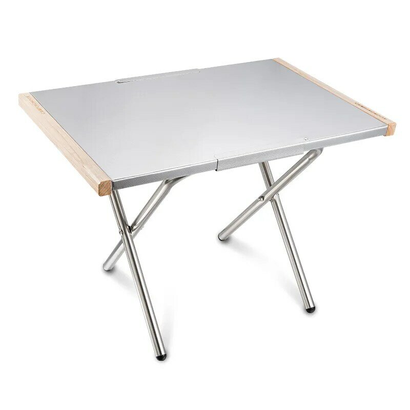 Mesa plegable de aleación de aluminio para exteriores, mesa de pícnic para acampar, barbacoa, resistente al agua, duradera, 55x35x38cm