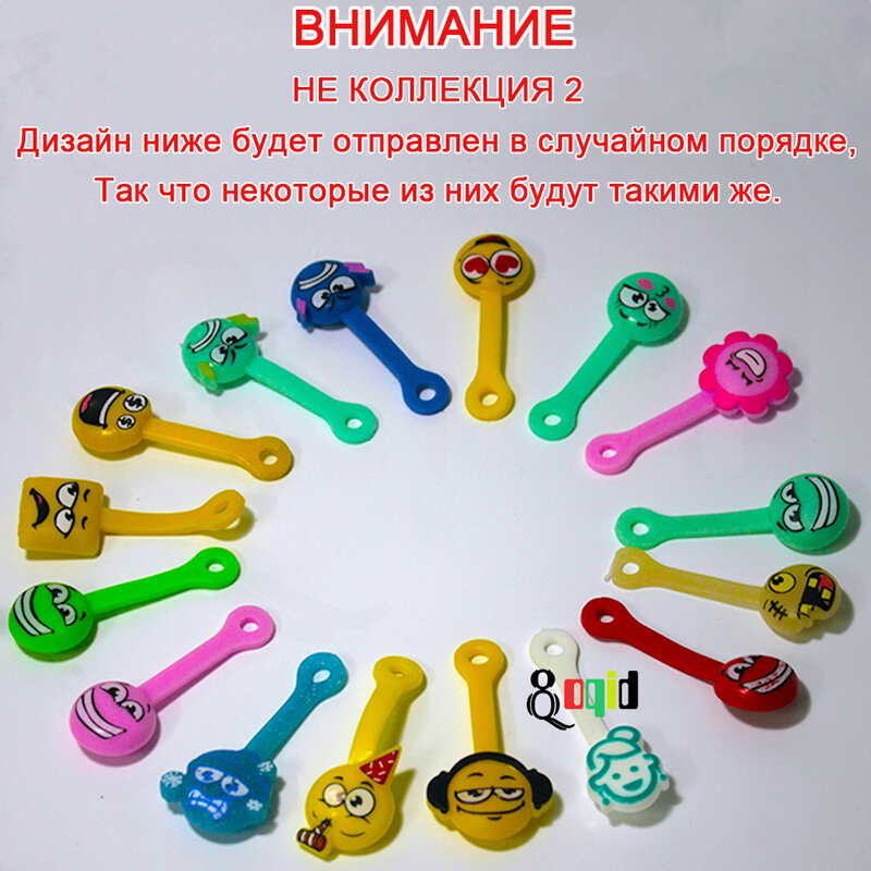 Skrepyshi – jouets de bricolage pour enfants, 200 pièces, sangles de dessin animé, Collection de trombones, avec ou sans boîte