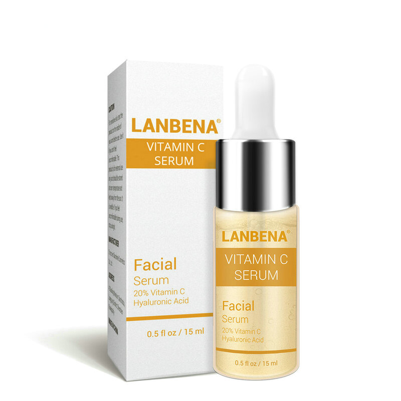 LANBENA-suero facial de ácido hialurónico, aceite de esencia hidratante que reduce las líneas finas, blanqueamiento, antienvejecimiento, antiarrugas, VC, cuidado de la piel