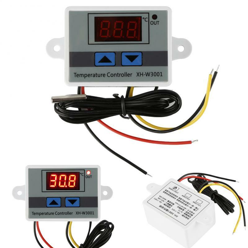 Led Digitale Temperatuurregelaar Thermostaat Thermoregulator Sensor Meter Incubator Koelkast Verwarming Koeling Hoge Kwaliteit