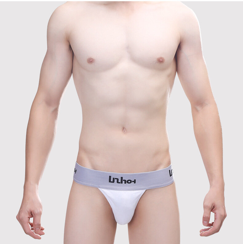 Bikini sexy para hombres Ropa interior de algodón para hombres, Tanga de absorción de sudor antifricción deportivayoupin