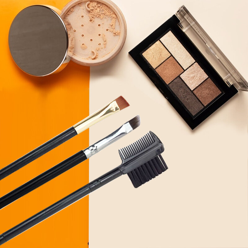 1Pc Double-Ended Make-Up Borstel Wimper Wenkbrauw Borstels Gewijd Makeup Tools Cosmetica Beauty Accessoires