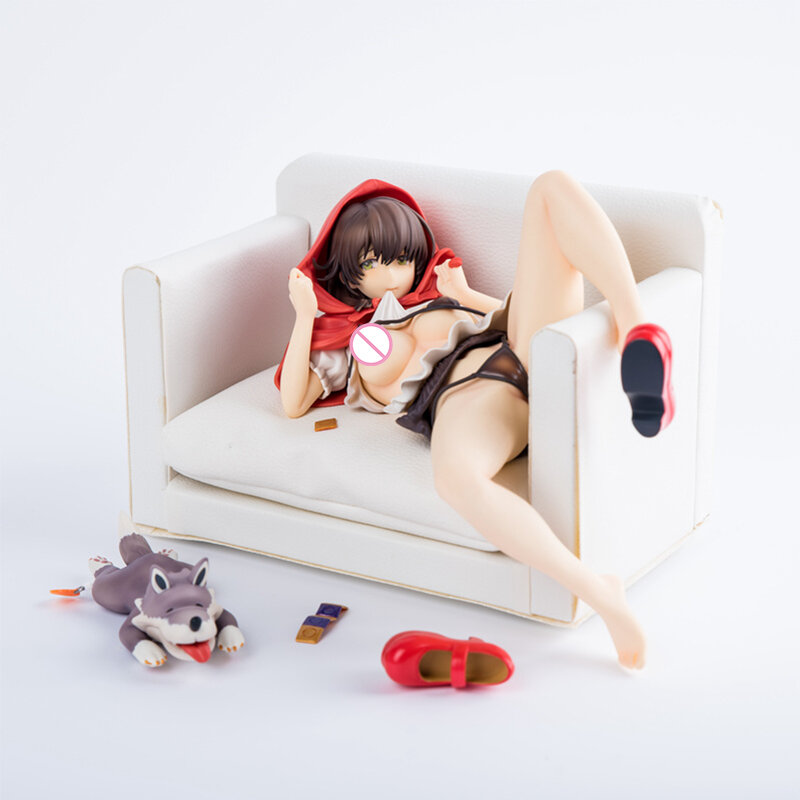 Hentai Anime Action Figure Sexy Red Riding Hood Cosplay Girl Adult COMIC bk 03 Pinup Kosupurekko Akazukin 1/6 figura completa