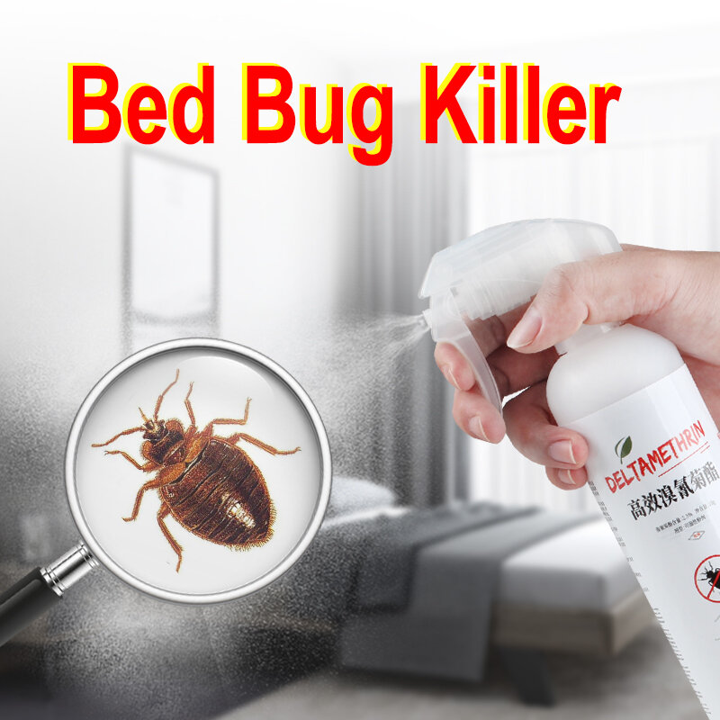 Pesticide Bed Bug Killer สเปรย์แมลงดัก Poison ฆ่าแมลงสาบมด Bedbugs เพลี้ยแมลงเห็บหมัด Pest Control