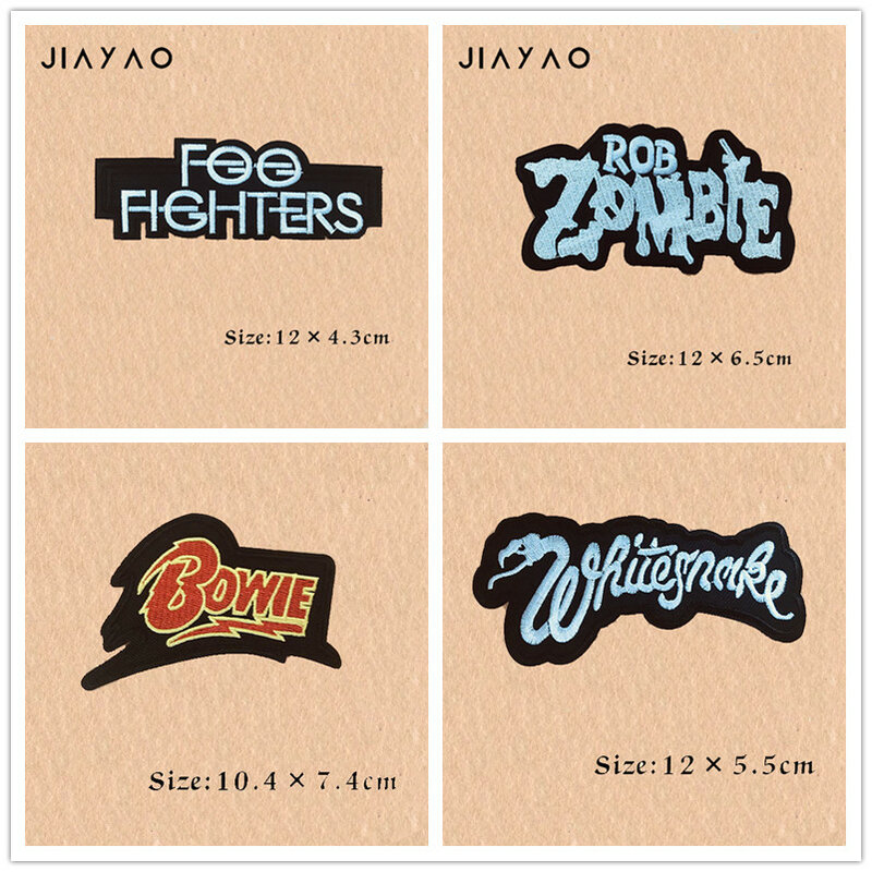 Embroidered patch rock band heavy metal band banner hot stickers badge sewing lron on clothing stickers accessories  patches