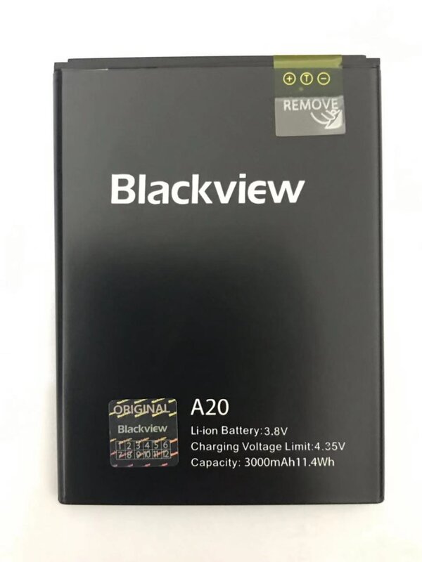 Baterai Blackview A20 Asli Baru 100% Pengganti Baterai Cadangan 3000MAh untuk Ponsel Pintar Blackview A20 Pro