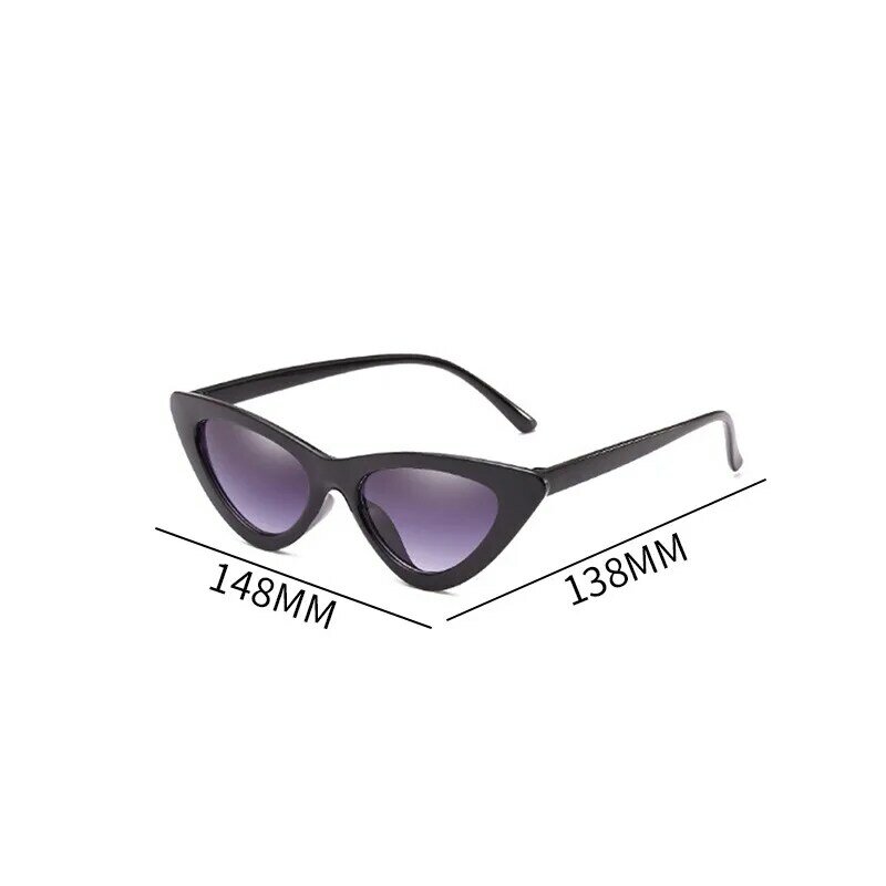 Солнцезащитные очки «кошачий глаз» женские, винтажные треугольные солнечные очки в стиле ретро, для вождения и походов, 2021