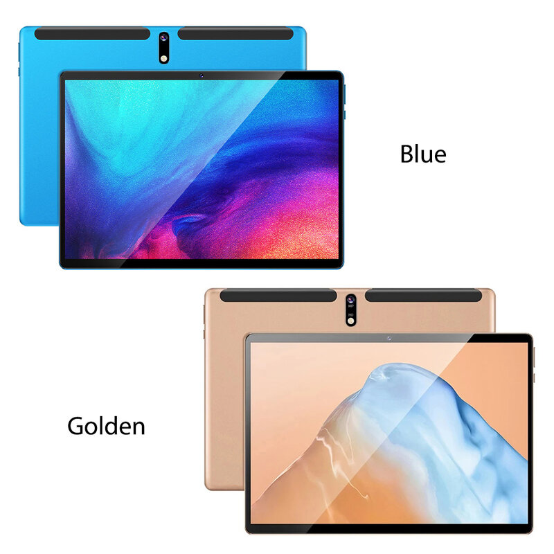 10.1 Inch Tablet 3Gb + 32Gb Geheugen 1.6Ghz Octa-Core Processor Ips Hd Display 2.5D Gebogen touch Screen Android 9.0 Os Tablet