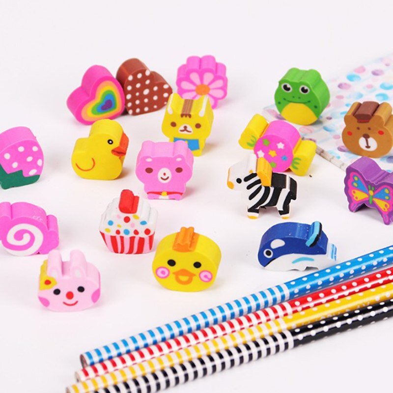 10 unids/set dibujos creativos Kawaii Corea novedad lápices estándar para los niños papelería: artículos lapices lapiz lapices de colores para niños lapicero lápices