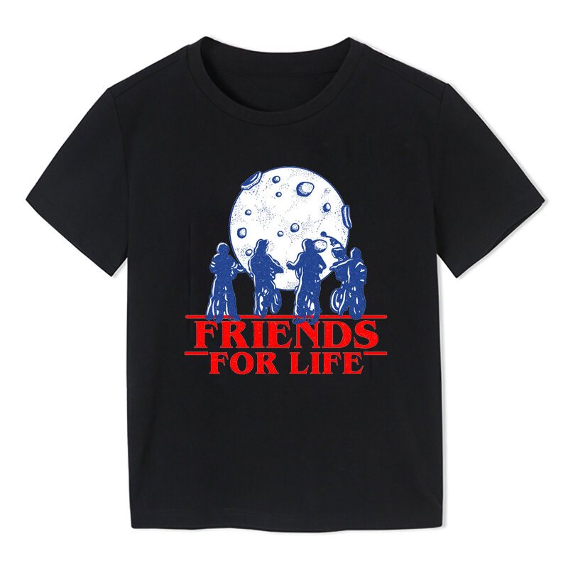 여름 낯선 것들 3 티셔츠 아동복 하라주쿠 Eleven 탑스 의류 재미 인쇄 어린이 의류 키즈 티셔츠