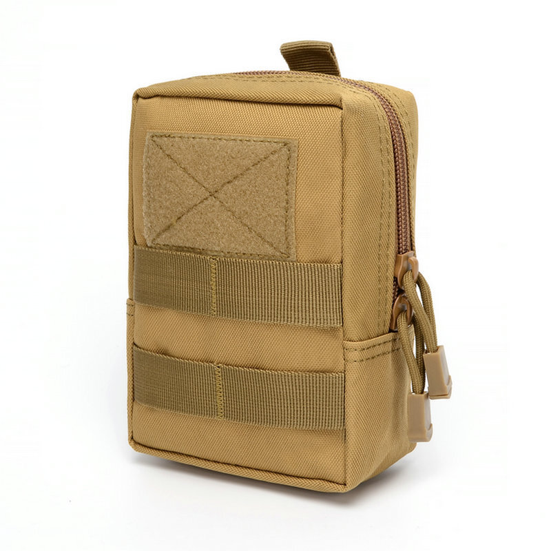 Multifunctional 1000D Outdoor  Waist Bag Tool Zipper Waist Pack Accessory Durable Belt Pouch