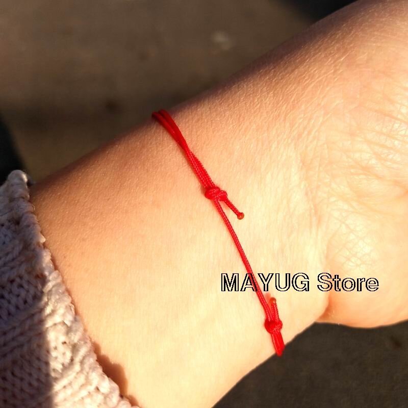 1Pcs Women's Simple Thin Lucky Red String Bracelet New Fashion Jewelry Couple Bracelets Birthday Gifts 2021