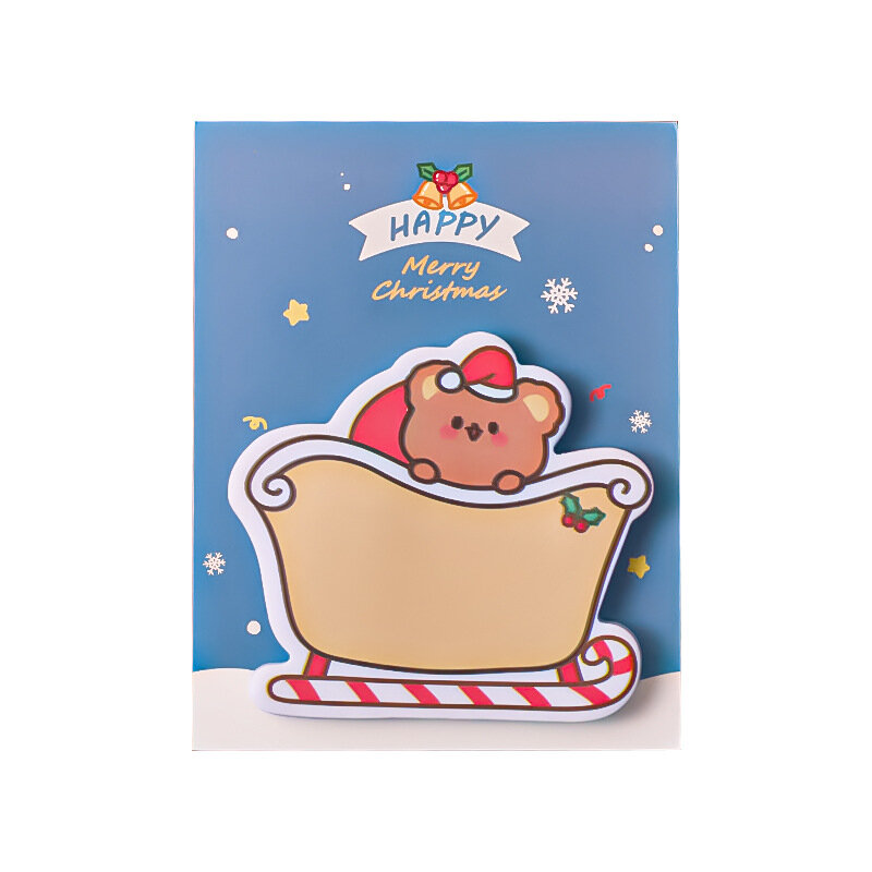 Hangsu Christmas Student Message Memo Note Paper Special-shaped Memo N Times Paste Note Book
