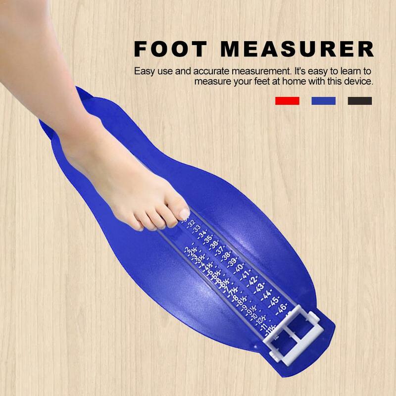 Adultos pé dispositivo de medição sapatos tamanho calibre medida régua ferramenta dispositivo ajudante