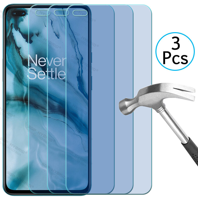 3Pcs 9H Tempered Glass For OnePlus Nord 5G Z Protection Film For OnePlus 7T 6T 7 One Plus Nord 2 5G Light Protective Glass Film