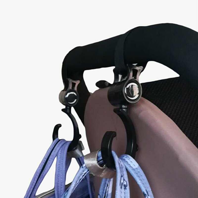 Baby Hanger Baby Bag Stroller Hooks Pram Rotate 360 Degree Cart Hook Accessories