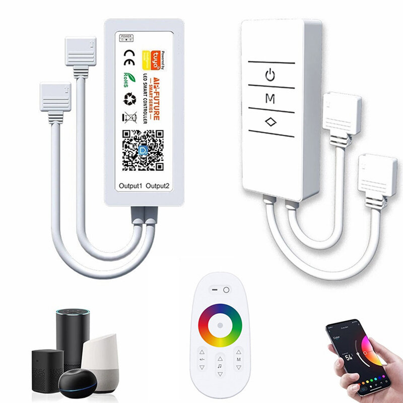 LED Strip Touch WiFi Compatible Smart Home Program RGB 5050 Suitable For Christmas Party TV Computer Promenade Room Decoration
