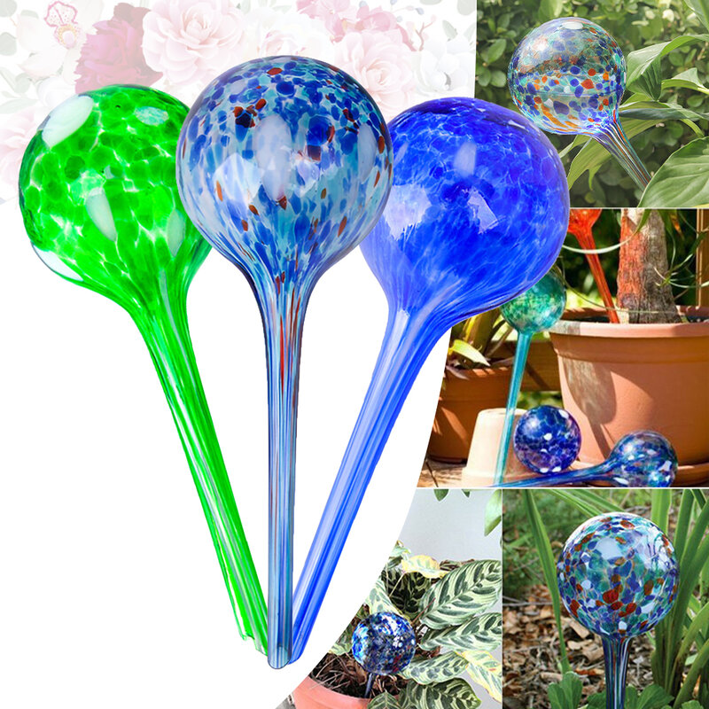 Jolis globes d/'arrosage automatique Pour l/'intérieur Arroseur de plantes Cadeau pour la famille amis Dispositif d/'arrosage automatique des plantes Soufflés à la main En verre transparent