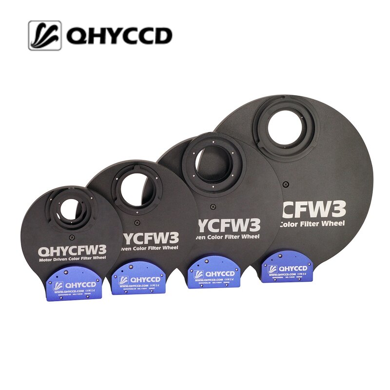 QHYCCD QHYCFW3 عجلة تصفية اللون مدفوعة بالمحرك للكاميرا الفلكية