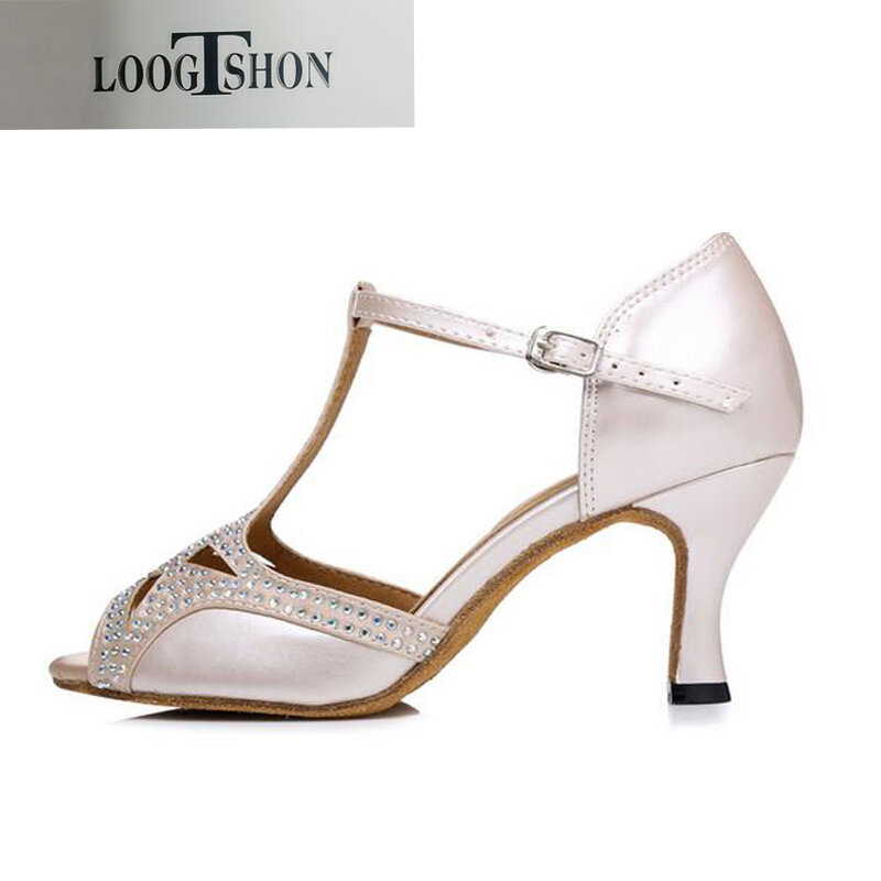 LOOGTSHON scarpe da ballo con piattaforma ad acqua latina scarpe moda donna tacchi alti scarpe Jazz scarpe da ballo per ragazze
