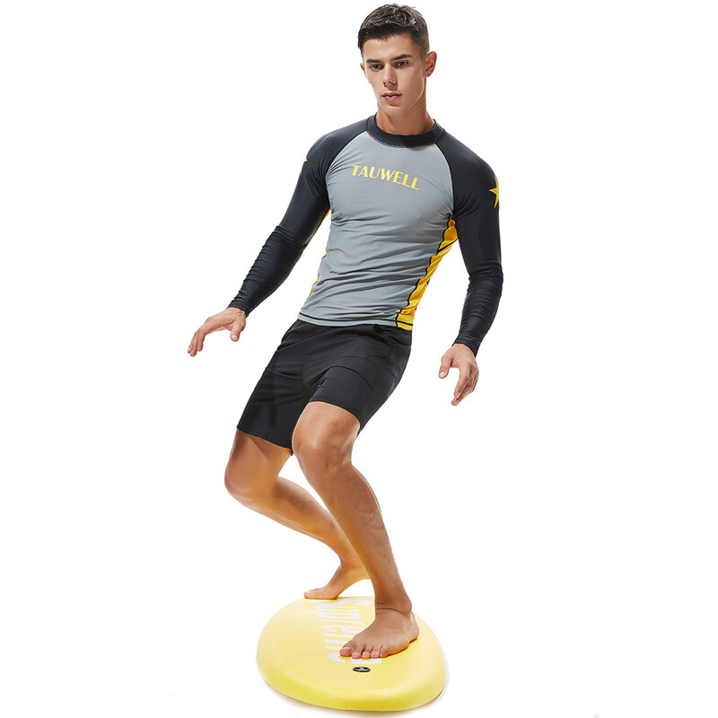 2022 novo terno de surf dos homens de mangas compridas protetor solar maiô confortável estiramento snorkeling surf praia terno camisa