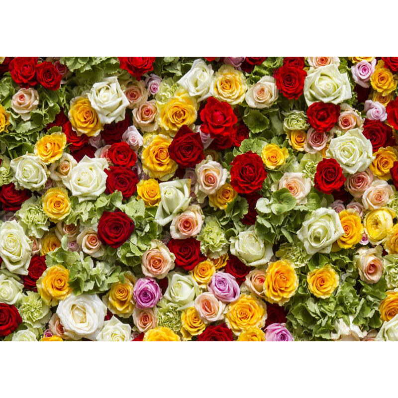 SHENGYONGBAO-fondos de fotografía personalizados de vinilo, utilería de pared de flores, tema de fondo de estudio de fotografía, LCJD-155