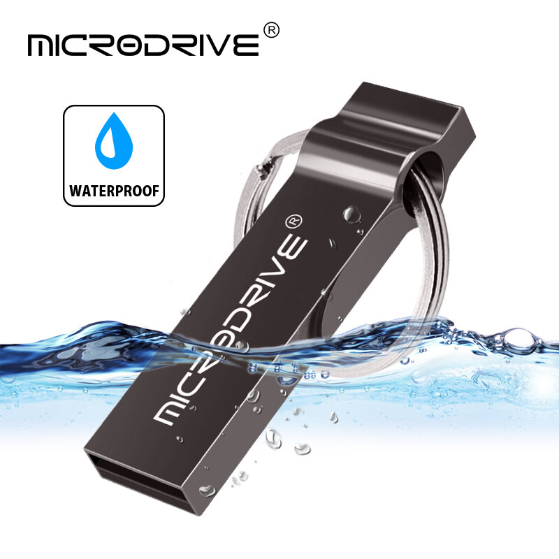 Wodoodporna Pen Drive metalowe Pendrive 32GB 128GB 16GB 8GB 4GB wysokiej prędkości pamięć Usb 64gb 128g 256g pamięć Usb