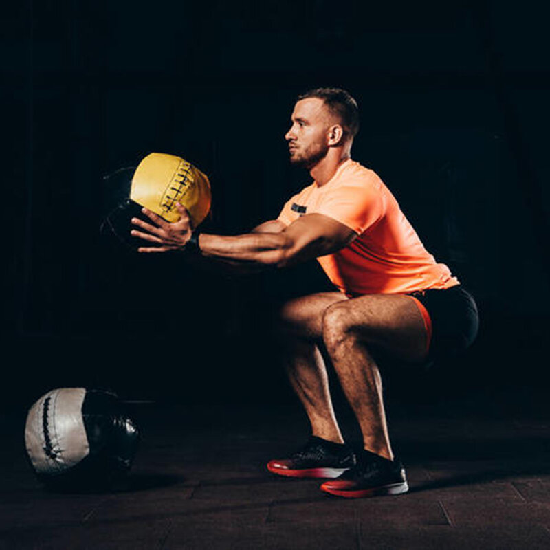 Medicine ball vide résistante, 35 cm, pour fitness, musculation et crossfit,accessoires de sport,