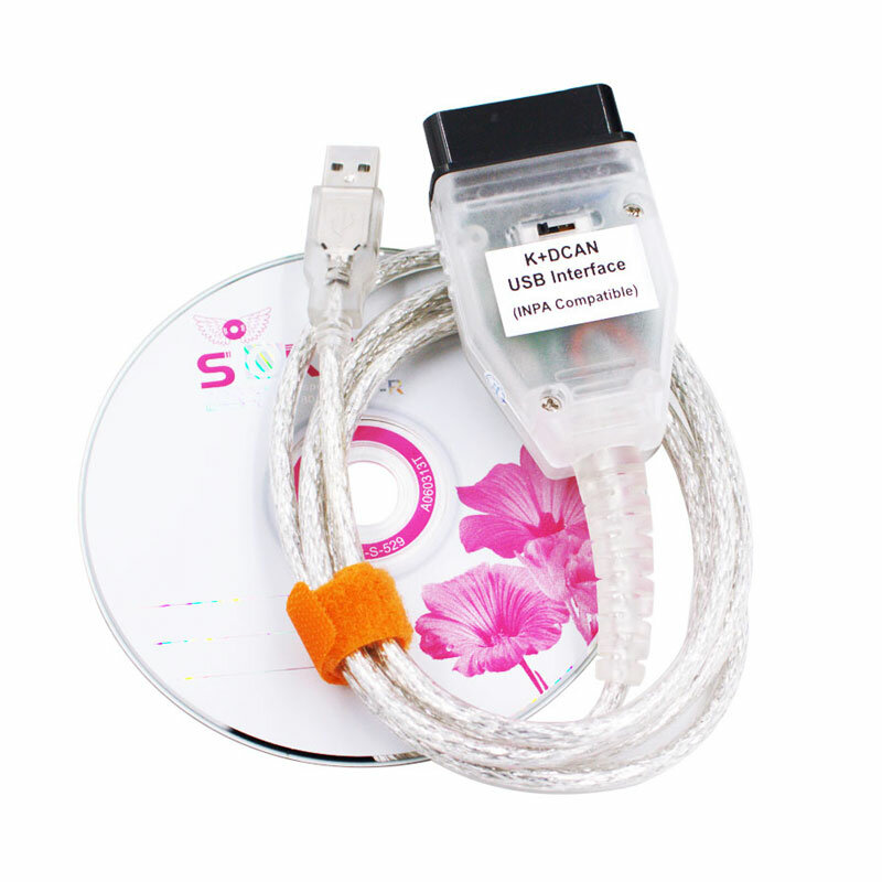 Диагностический кабель OBD2 для BMW INPA K + D CAN с переключателем интерфейса USB