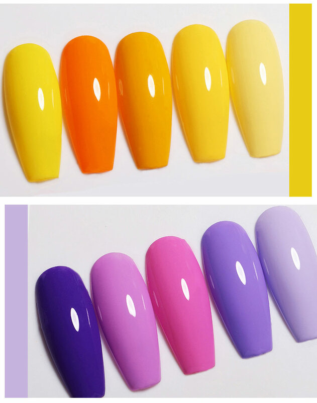 KOSKOE-Juego de esmaltes en Gel para uñas, Set de 4 o 6 esmaltes en Gel con purpurina para manicura, lámpara UV semipermanente, 8ml