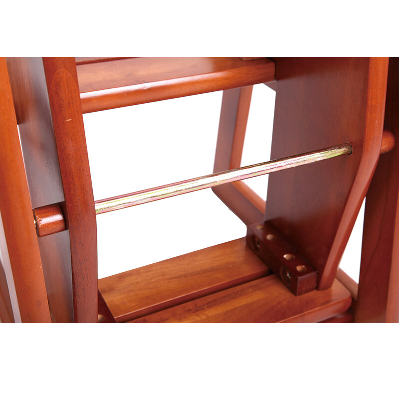 Moderna scala multifunzionale a tre gradini per libreria sedia da cucina pieghevole sgabello in legno sedia scaletta per la casa