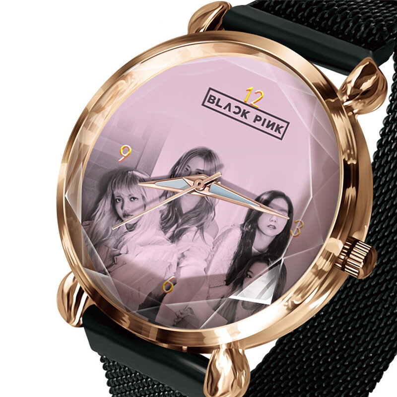 Kobiety oglądaj miłośników magnesów bransoletki z zegarkiem Diy może 1 sztuka niestandardowe zdjęcie LOGO obraz zegar obróbka godzina Drop Shipping prezent