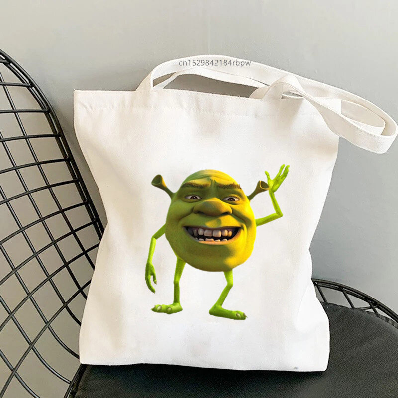 Casual Shopping กระเป๋าถือ Shrek กระเป๋าถือไหล่กระเป๋าผู้หญิงผ้าใบกระเป๋า