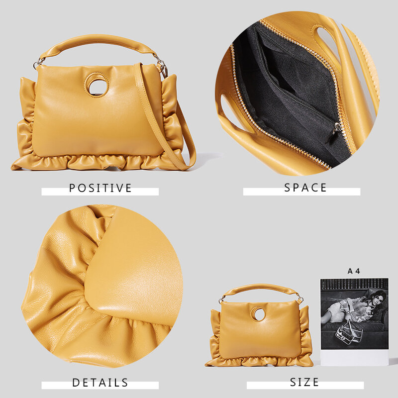 Saco de moda outono inverno 2021 fold bolsa simples zíper crossbody saco de design de luxo designer sacos de ombro quadrados nova bolsa feminina