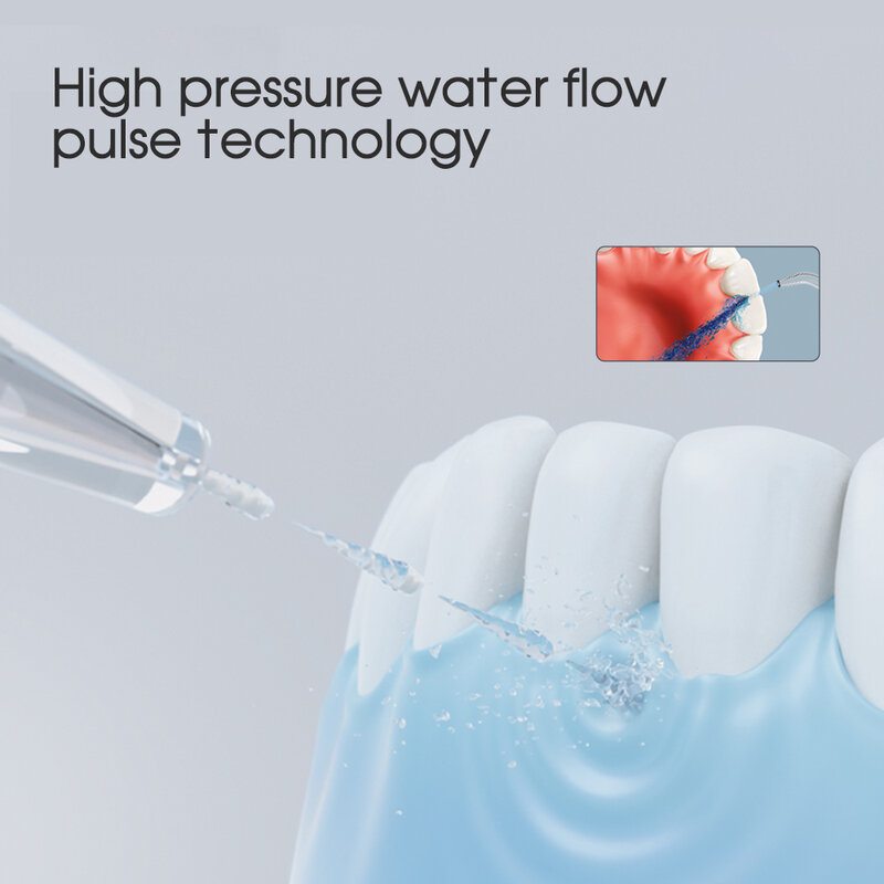 Boi oral irrigator seringa flosser de água dente elétrico portátil jato de água dental recarregável usb 150ml ipx7 dentes mais limpo