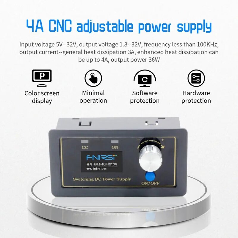 0.5-30V 4A Power Module Cnc Dc Dc Buck Boost Converter Cc Cv Verstelbare Gereglementeerde Voeding Voor solar Batterij Opladen