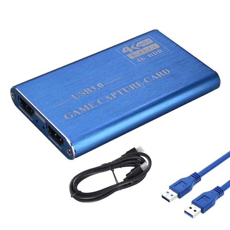 4K HDMI Video Capture Card USB3.0 1080P Grabber Dongle Hdmi การ์ดสำหรับ OBS จับเกมเกมการ์ด Live