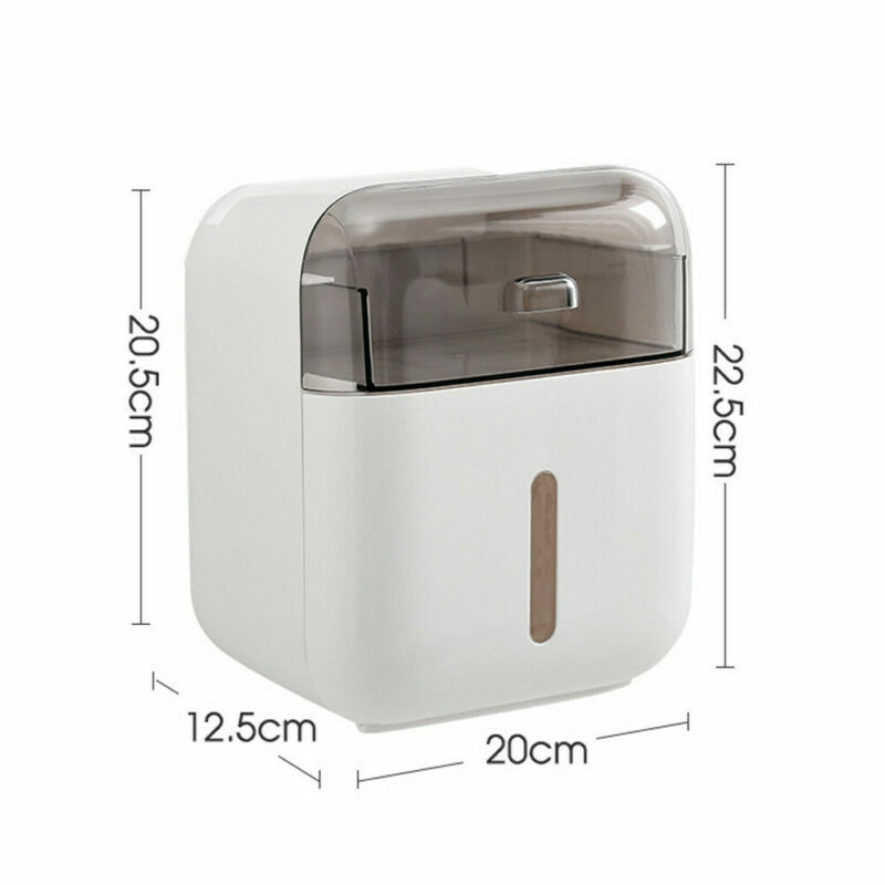 Dispenser for Toilet Paper Holder Wall Mounted Paper Towel Holder Bathroom Tissue Box Kitchen Roll Holder Rack for Toilet Paper