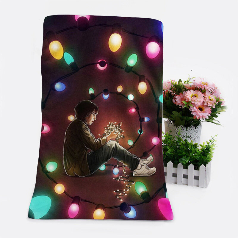 2019 Stranger Things Towel Fans Respond To Aid Periphery One's Face A Piece Of Cloth Exceed Fine Fiber Banner Towel Towel Wash