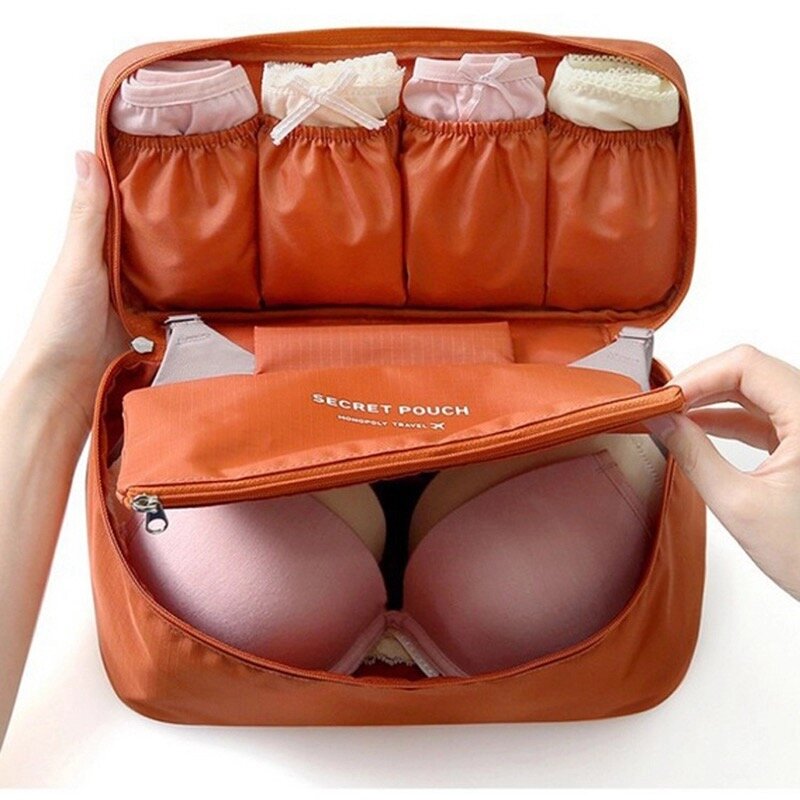Voyage soutien-gorge Underware sac de rangement voyage emballage Cubes pour femmes tiroir organisateur boîte maison chaussettes slips sac voyage accessoires