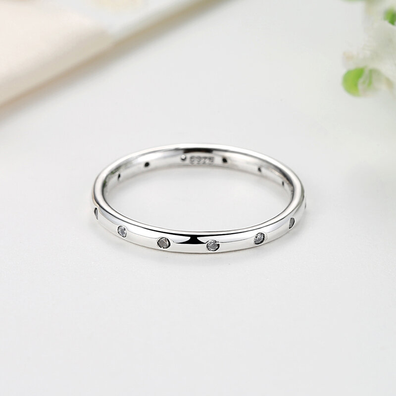 925 Sterling Zilveren Ringen Voor Vrouwen Originele Crown Hart Vlinder Engagement Wedding Rose Gold Crystal Ring Luxe Sieraden