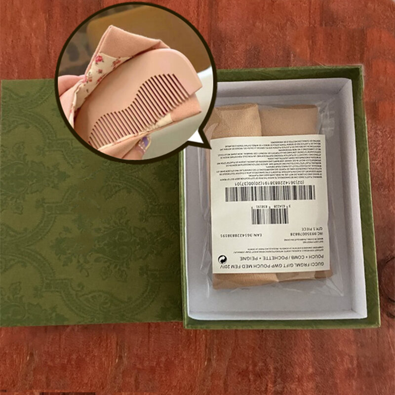 Luxus Marken Kleine Kamm Europa Und Amerika Luxus Hohe Qualität Rosa Mini Kamm Wrap Mund Roten Umschlag Kreative Geschenk Für frauen