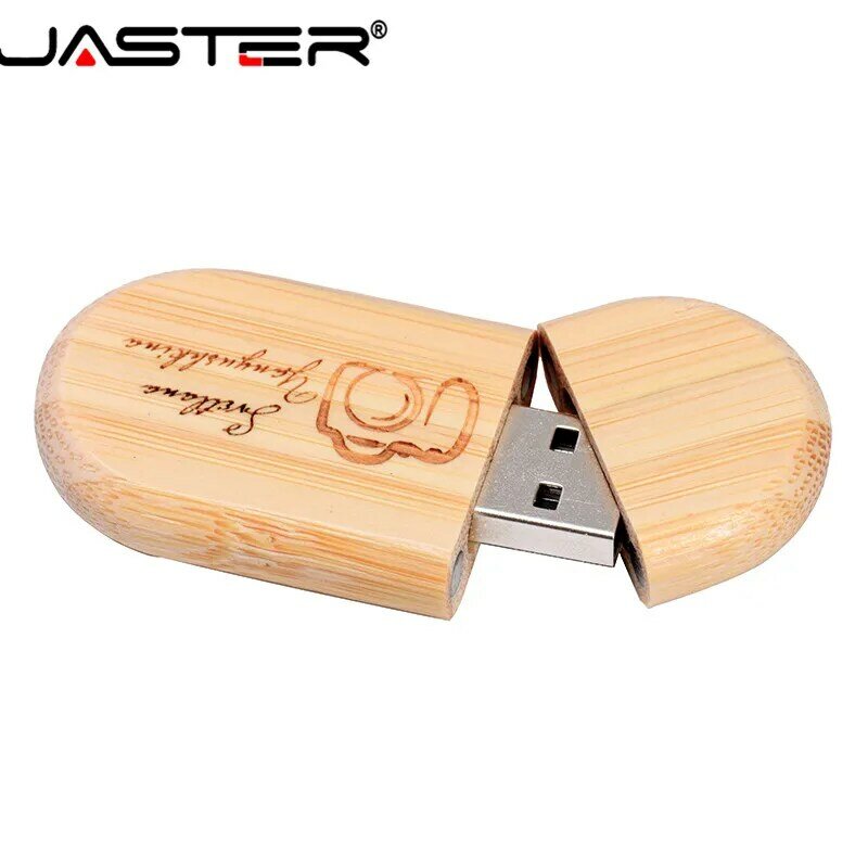 Jaster logotipo personalizado de madeira usb pen drive pendrive 4g 8g 16g 32g 64g armazenamento externo pen drive memória vara frete grátis