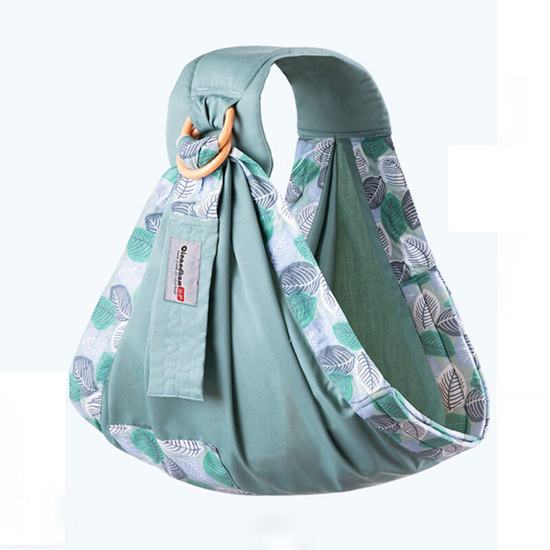 Envoltório do bebê recém-nascido sling dupla utilização infantil enfermagem capa transportadora malha tecido amamentação portadores até 130 libras (0-36m)