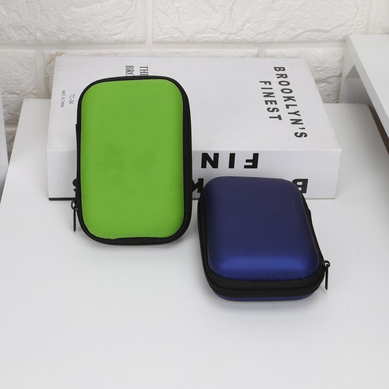 Portable Mini Wallet Coin Purses Zipper Earphone Wire Headphone Case Usb Data Cable Bag Organizer Carte Earbuds Women Case Bag