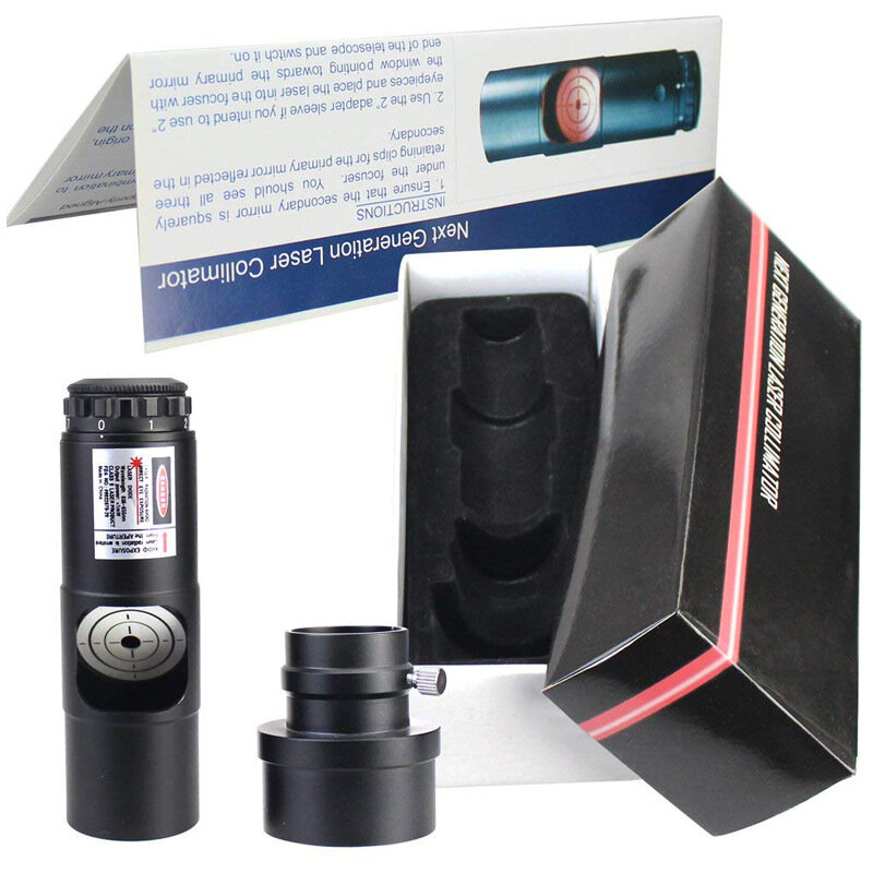 1.25 "กล้องโทรทรรศน์Collimator 2นิ้วเลเซอร์เครื่องสอบเทียบเคาน์เตอร์อะแดปเตอร์Reflector Monoculars 2" สำหรับNewtonian ...