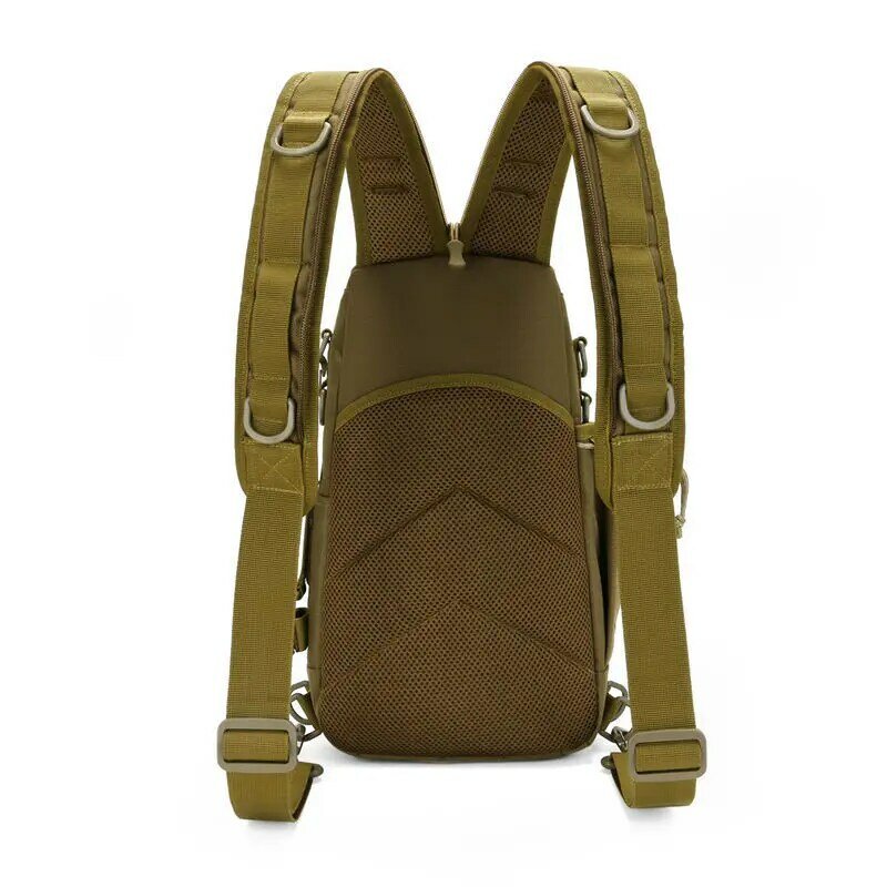 Bolsa de hombro táctica militar, mochila de cabestrillo para acampar, senderismo, deportes al aire libre, mochila de viaje para senderismo y caza