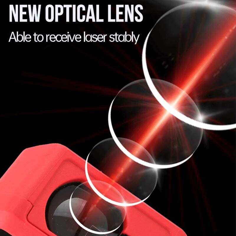 Medidor de distância para telêmetro laser, régua de medição infravermelha portátil, tela com régua eletrônica, retroiluminação com voz lm50v +