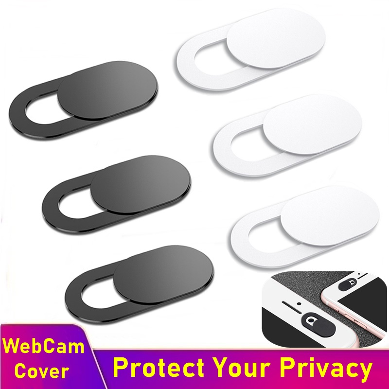 Universal Kunststoff Schwarz WebCam Abdeckung Shutter Magnet Slider Kamera Abdeckung für IPhone Laptop Handy Len Privatsphäre Aufkleber